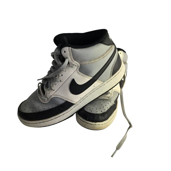 Nike Court Vision Mid Next Nature Grey Sneakers DN3577-002 Size 8.5 - Picture 1 of 9